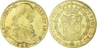 Colombia 8 Escudos Charles IV, Bogota, Gold, Friedberg:51 -