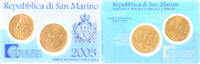 San Marino 20c. + 50c. Rome, FDC, Nordic gold -