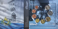 San Marino Coffret 1c. à 2€ Rome, FDC -