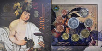 San Marino Coffret 1c. à 5€ Caravaggio, Rome, FDC -