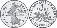 France Franc Coin, Semeuse, Monnaie de Paris, BE, Nickel -