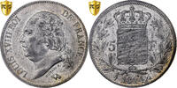 France 5 Francs Louis XVIII, Limoges, Silver, PCGS, Gadoury:614 -