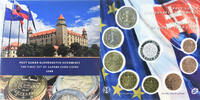 Slovakia Coffret 1c. à 2€ + jeton Kremnica, BU -