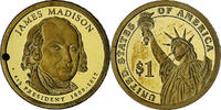 United States Dollar James Madison, San Francisco, Proof -
