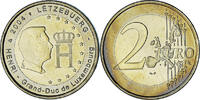 Luxembourg 2 Euro Henri, Utrecht, Bi-Metallic -