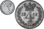 United Kingdom 4 Pence Victoria, Maundy, London, Silver -