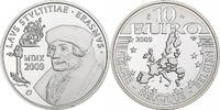 Belgium 10 Euro Erasmus, Brussels, BE, Silver, KM:285 -