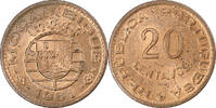 Mozambique 20 Centavos Overseas province of Portugual, Bronze -