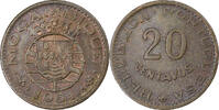 Mozambique 20 Centavos Overseas province of Portugual, Bronze -