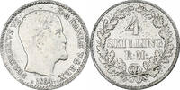 Denmark 4 Skilling Rigsmont Frederik VII, Altona, Billon -