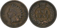 United States Cent Indian Head, Philadelphia, Bronze, KM:90a -