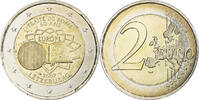 Luxembourg 2 Euro Traité de Rome, Pessac, Bi-Metallic, KM:94 -