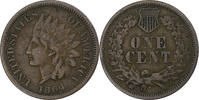 United States 1 Cent Indian Head, Philadelphia, L on Ribbon, Bronze -