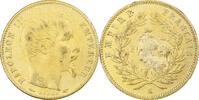 France 5 Francs Napoleon III, Paris, tranche lisse, Gold -