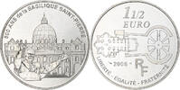 France 1 1/2 Euro Basilique Saint-Pierre, Monnaie de Paris, BE -