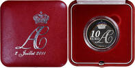 Monaco 10 Euro Albert II, mariage princier, Monnaie de Paris, BE -