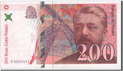 France 200 Francs Banknote, 200 F 1995-1999 ''Eiffel'' -