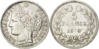 France 5 Francs Coin, Cérès, Bordeaux, Silver, KM:818.2 -