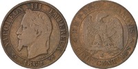 France 5 Centimes Coin, Napoleon III, Napoléon III, Bordeaux -