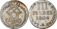German States 3 Stüber Coin, BERG, Maximilian IV Joseph, D -