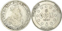 Belgium 5 Ecu Coin, Charles V, Silver, KM:166 -