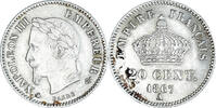 France 20 Centimes Coin, Napoleon III, Napoléon III, Paris, AU(50-53) -