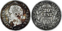 France 20 Centimes Coin, Napoleon III, Napoléon III, Paris -