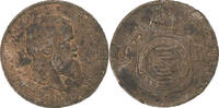 Brazil 10 Reis Coin, Pedro II, Bronze, KM:473 -