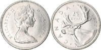 Canada 25 Cents Coin, Elizabeth II, Royal Canadian Mint, Ottawa -