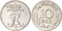 Denmark 10 Öre Coin, Frederik IX, Copenhagen, Copper-nickel -