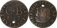 Great Britain betaalpenning Farthing Bristol, Gloucestershire, Copper -