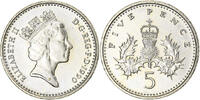 Great Britain 5 Pence Coin, Elizabeth II, Copper-nickel -