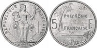 French Polynesia 5 Francs Paris, Aluminum, KM:4 -