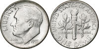 United States Dime Roosevelt Dime, U.S. Mint, BU, Silver, KM:195 -