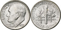 United States Dime Roosevelt Dime, U.S. Mint, BU, Silver, KM:195 -
