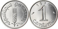 France Centime Coin, Épi, Paris, FDC, Stainless Steel -