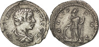 Denarius Coin, Geta, Rome, Silver, RIC:34b -