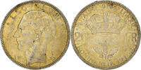 Belgium 20 Francs, 20 Frank Silver, KM:105 -
