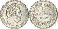 France 5 Francs Coin, Louis-Philippe, Rouen, Silver -