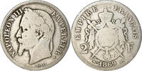 France 2 Francs Coin, Napoleon III, Napoléon III, Strasbourg -
