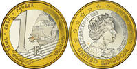 United Kingdom Euro Fantasy euro patterns, Proof, Bi-Metallic -