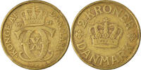 Denmark 2 Kroner Coin, Christian X, Copenhagen -