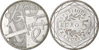 France 5 Euros Liberté, Silver, Gadoury:EU647 -