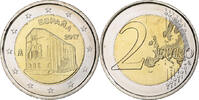 Spain 2 Euro Églises du royaume des Asturies, Bi-Metallic -