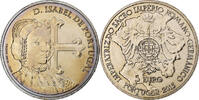 Portugal 5 Euro ISABEL DE PORTUGAL, Copper-nickel, KM:New -