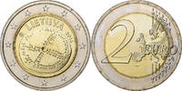 Lithuania 2 Euro Bi-Metallic, KM:New -