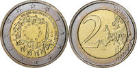 Belgium 2 Euro Brussels, Bi-Metallic -