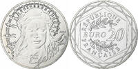 France 20 Euro Marianne, Monnaie de Paris, Paris, Silver -