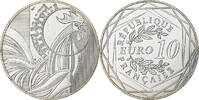 France 10 Euro Coq, Monnaie de Paris, Silver -