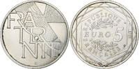 France 5 Euros Fraternité, Silver, Gadoury:EU647 -